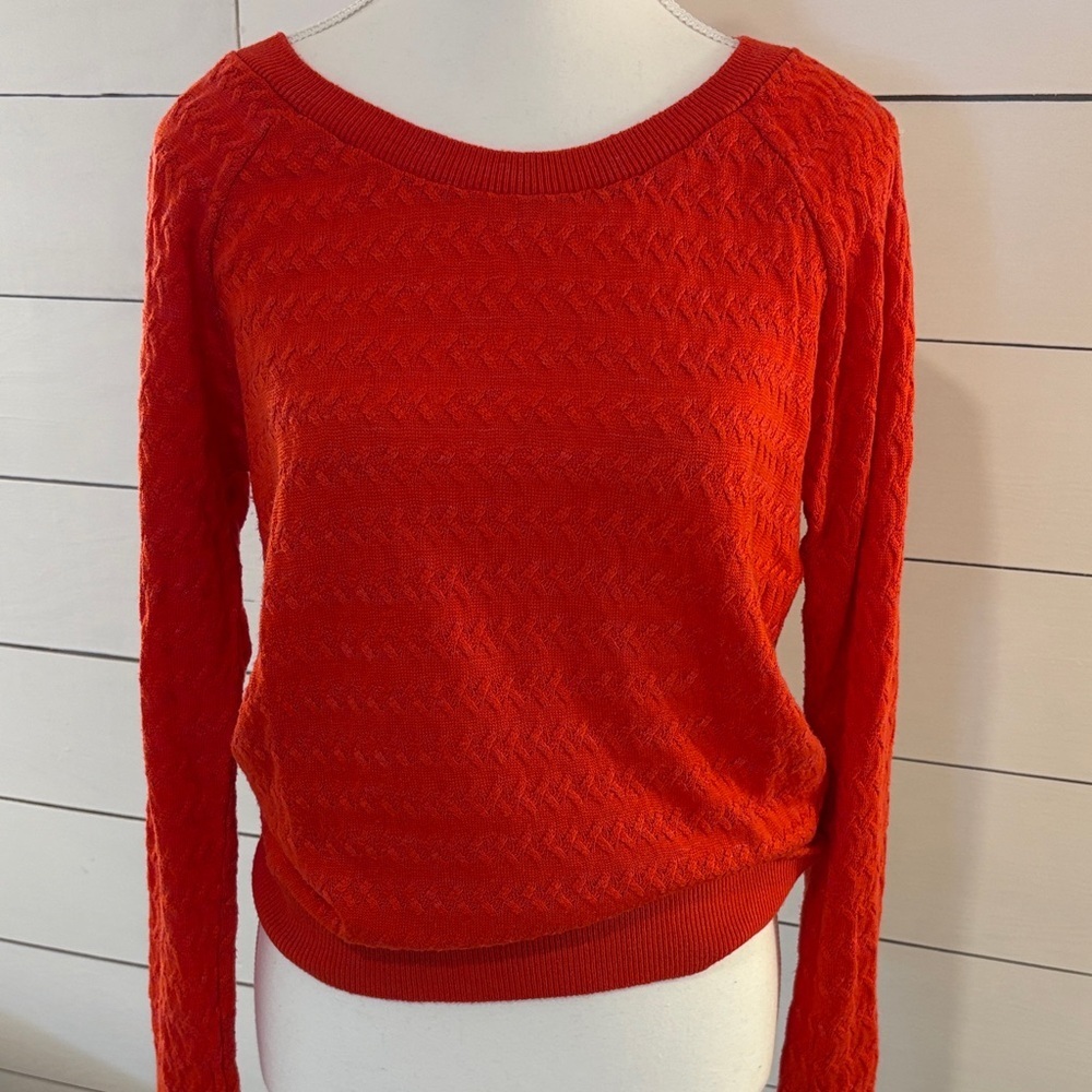 Forever 21 Red Crew Neck Sweater